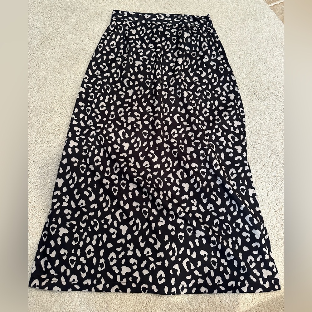 Cheetah long skirt